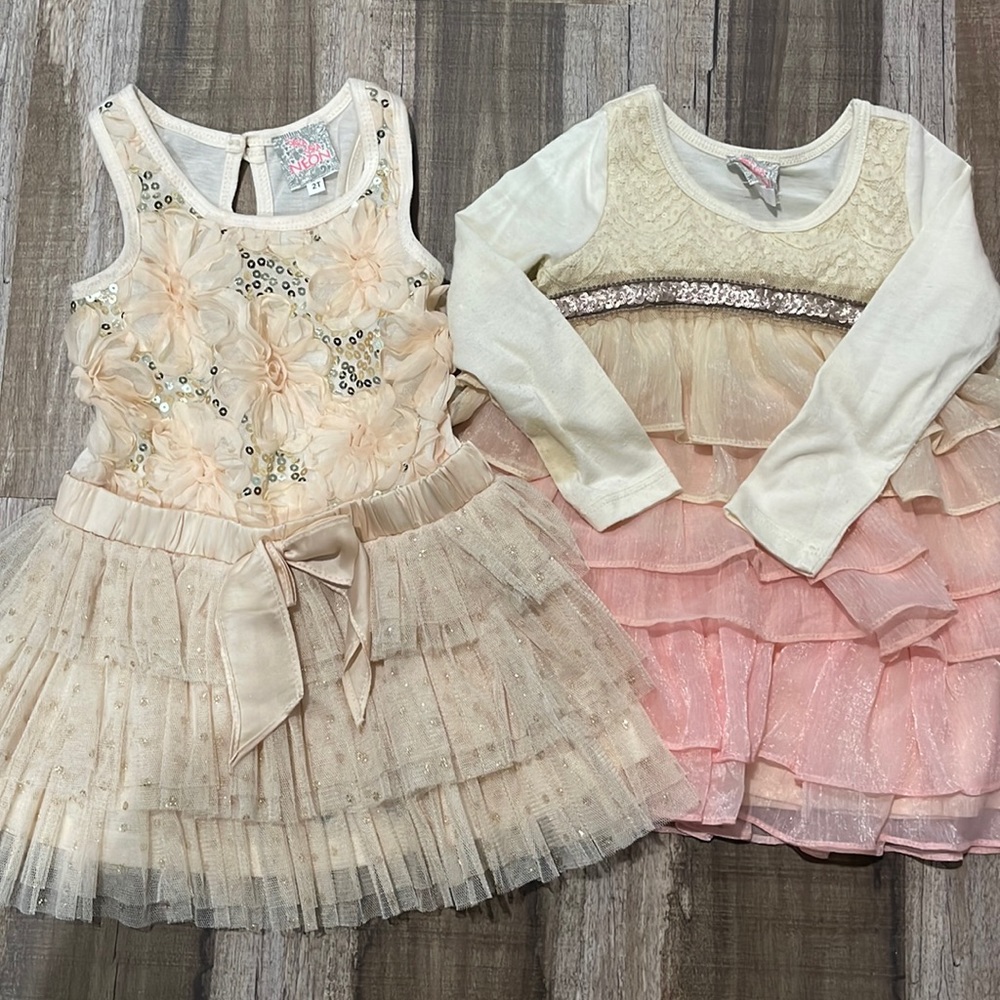 Sara Sara Neon Dress Bundle Size 2T